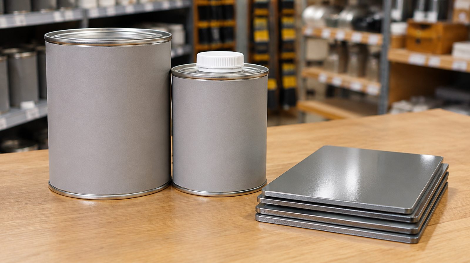 Freshly coated steel for steel coating kit work in Texas